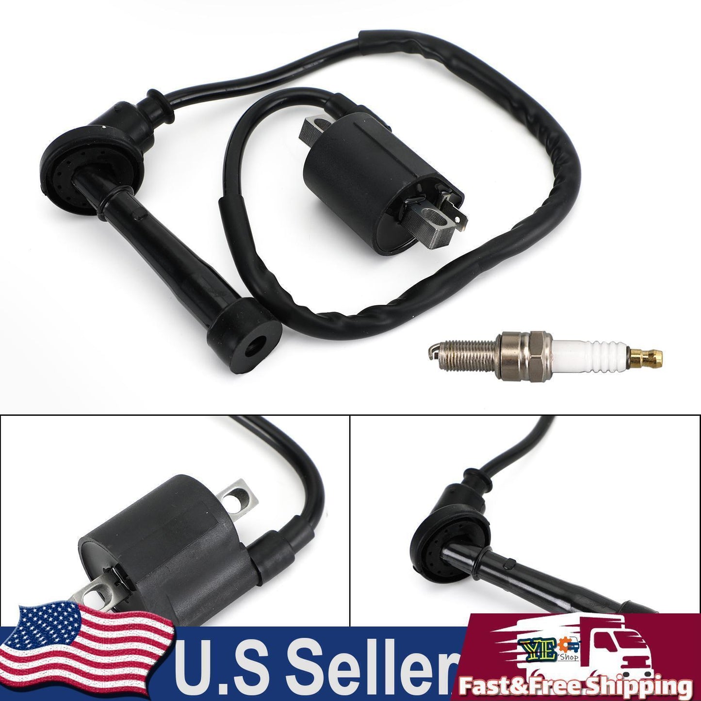 Ignition Coil Spark Plug fit for Suzuki LTZ400 LT-Z 400 Quadsport 33410-09F00