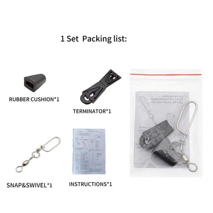 Downrigger Line Terminator Kit for Cannon Boom Weights Salt Freshwater Fishing