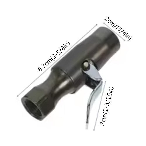 200PSI Tire Inflator Lock-on Air Chuck Heavy-Duty Compatible with Schrader Valve
