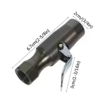 200PSI Tire Inflator Lock-on Air Chuck Heavy-Duty Compatible with Schrader Valve