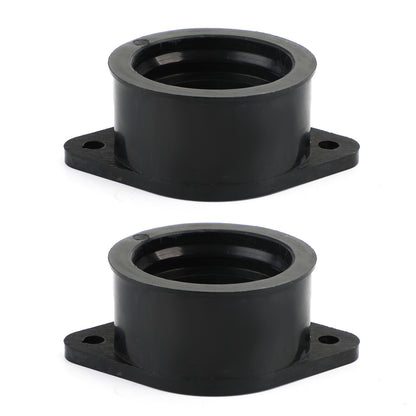 2 Manifolds Carb Holder Insulator Intake Boots Fit for Kawasaki KZ440 1980-1983