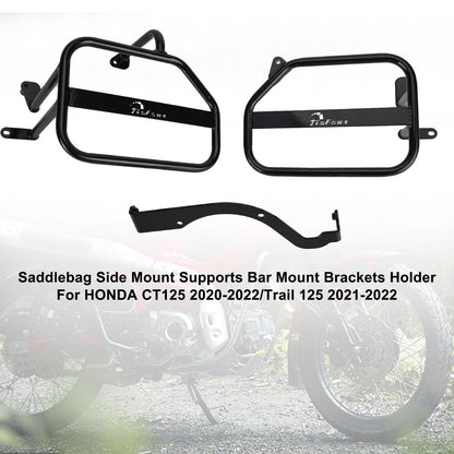 Side Saddle Bag Mounting Bracket Black Fit For Honda Ct125 20-22 Trail 125 21-22
