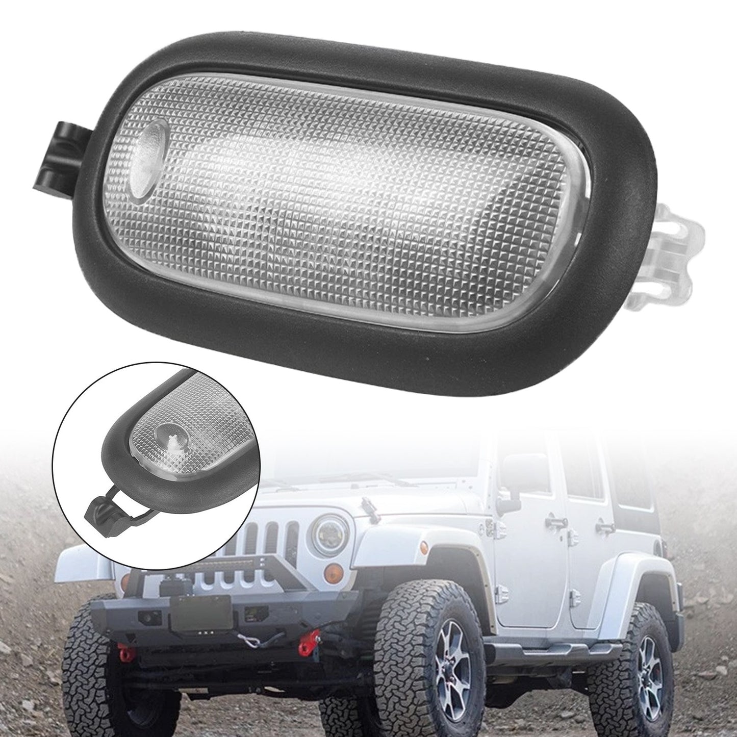 Interior Rear Dome Light Lamp 5KQ79DX9AC For Jeep Wrangler 2011-2019