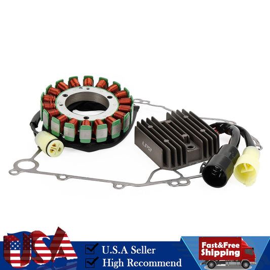 Ignition Stator + Rectifier + Gasket For Kawasaki Brute Force 650 KVF 650 02-14