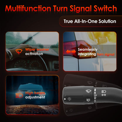 Turn Signal Windshield Wiper Switch For 05-12 Ford Fusion Taurus Lincoln Mercury
