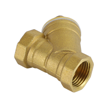 1/2" NPT Thread Y Shaped Brass Strainer Filter Valve Connector For Water Oil
