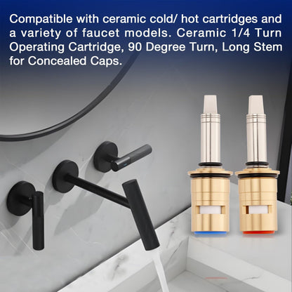 377XKRHJKABNF 1/4-Turn Hot & Cold Ceramic Faucet Cartridge Kit 377XKLHJKABNF