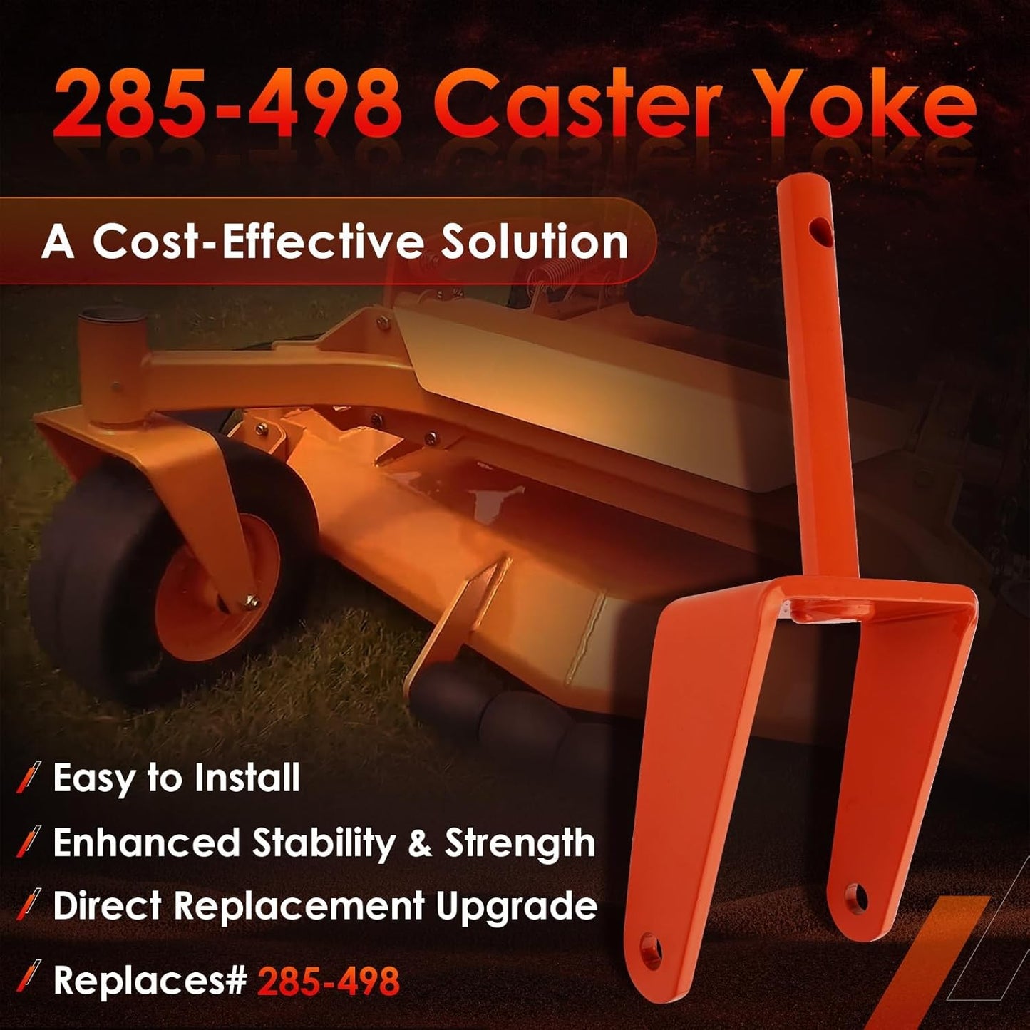 Caster Fork For Scag 45006 Wright 93460001 36" 48" 52'' 61" 72'' Deck Lawn Mower