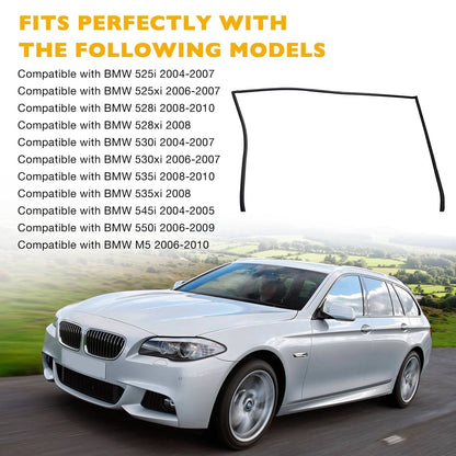 Rear Windshield Upper Moulding Trim Seal For 2004-10 BMW 5 Series 51317027916