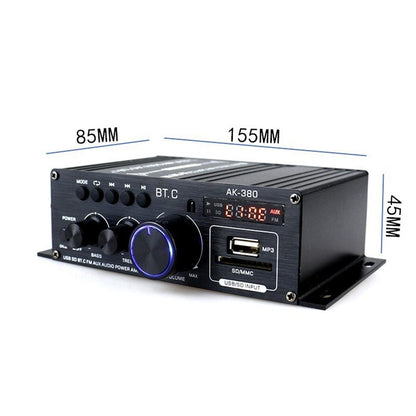 Bluetooth 2.0CH 400W Hi-Fi Auto Stereo 12V MP3 Car Audio Amplifier Radio Booster