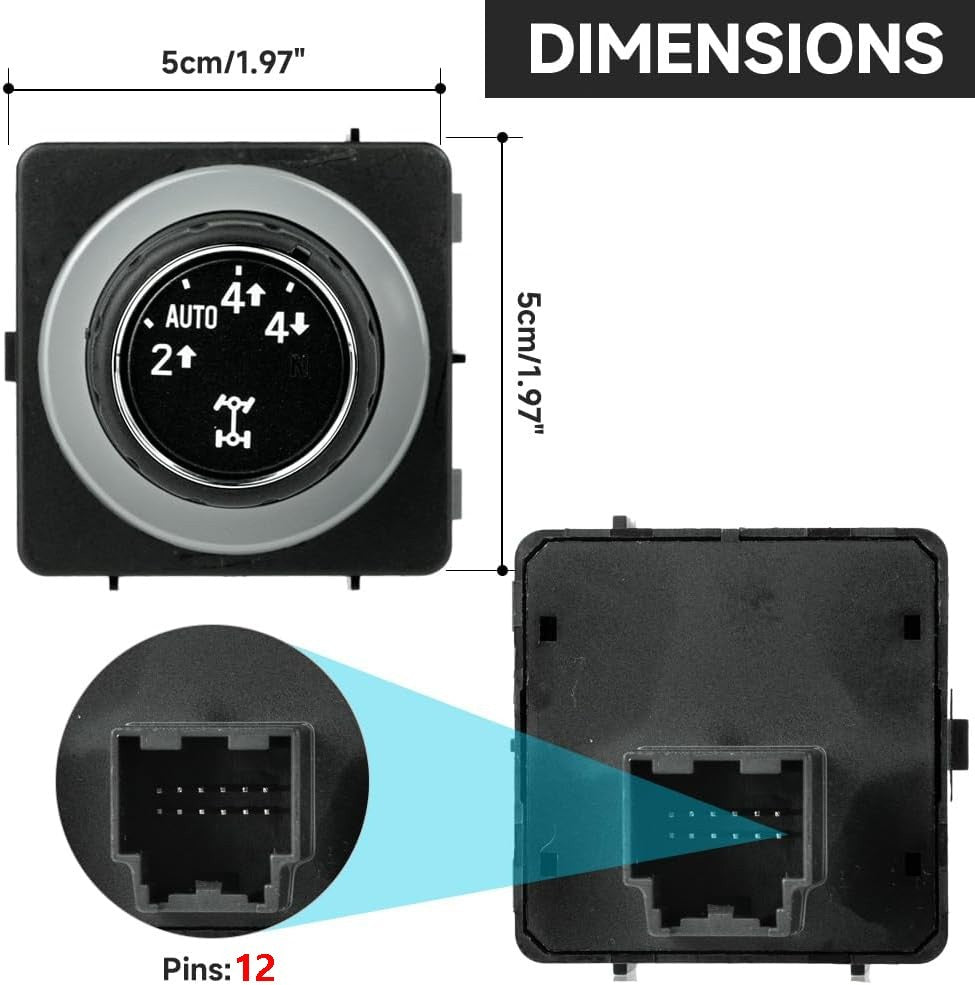 4WD Four Wheel Drive Switch for Chevrolet Silverado 1500 2500 3500 HD 84254255