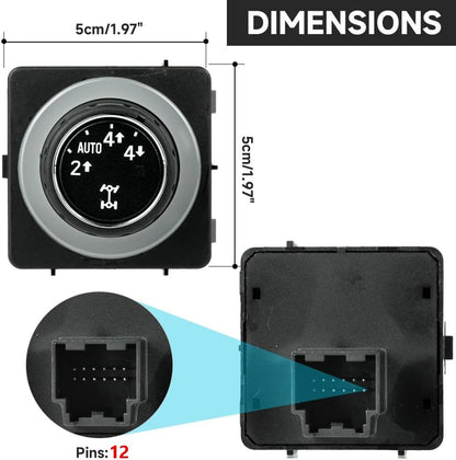 4WD Four Wheel Drive Switch for Chevrolet Silverado 1500 2500 3500 HD 84254255