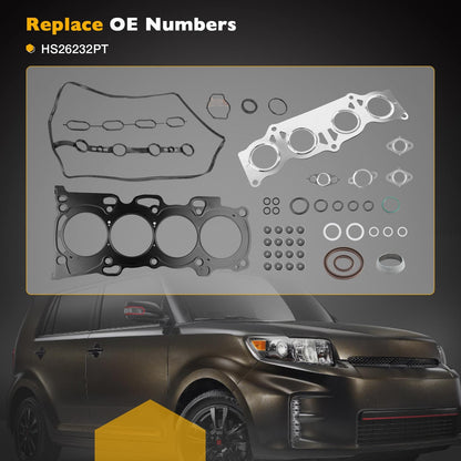 2.4L Engine Head Gasket Set For 2001-13 Toyota Corolla Lexus Scion tC HS26232PT