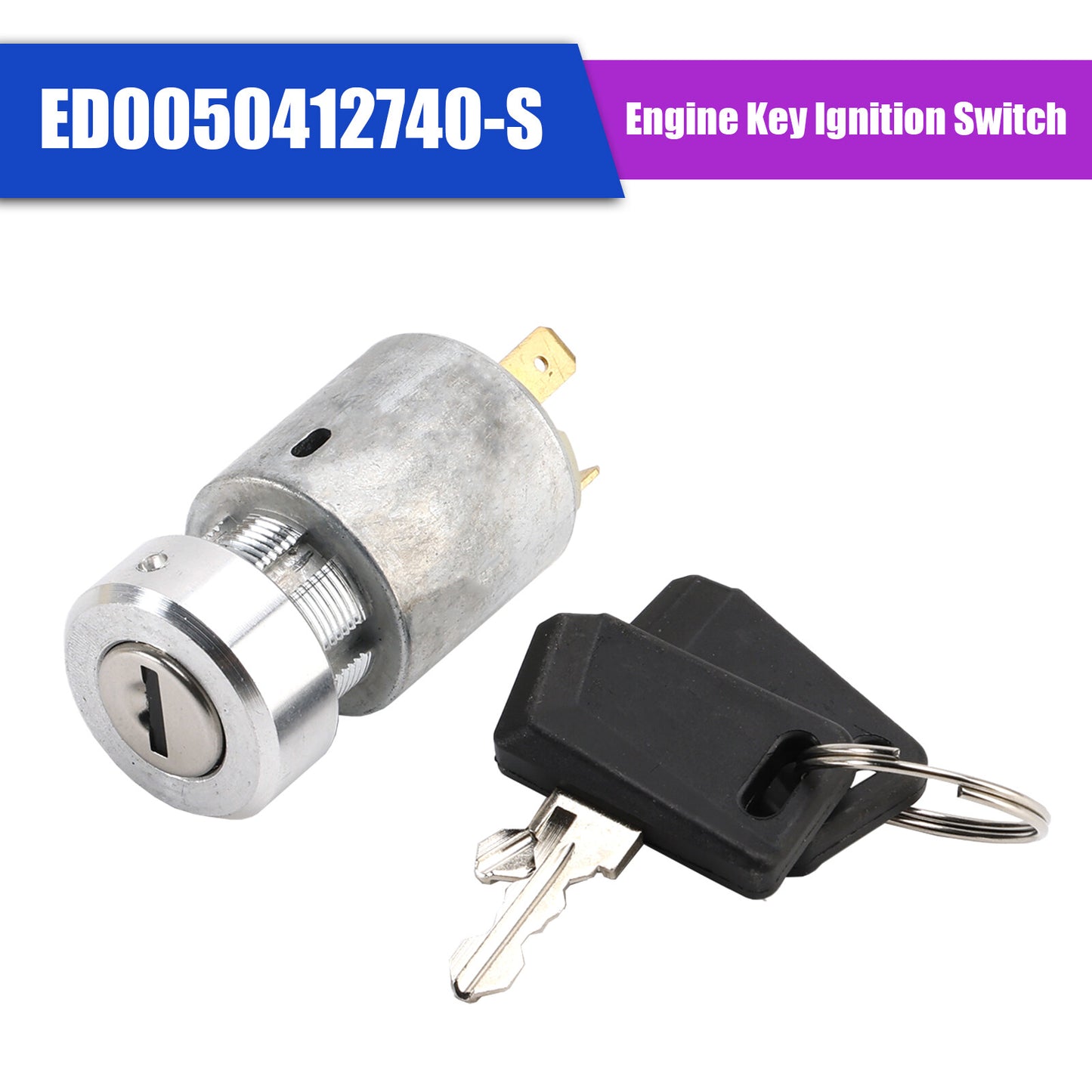 ED0050412740-S Engine Key Ignition Switch for Kohler Diesel Lombardini Engines
