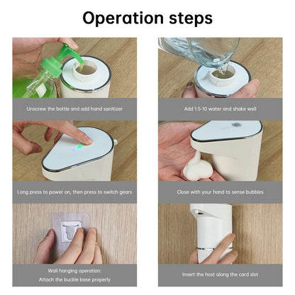Automatic Foam Soap Dispenser 11.84oz Wall Mount Touchless Hand Soap Dispenser