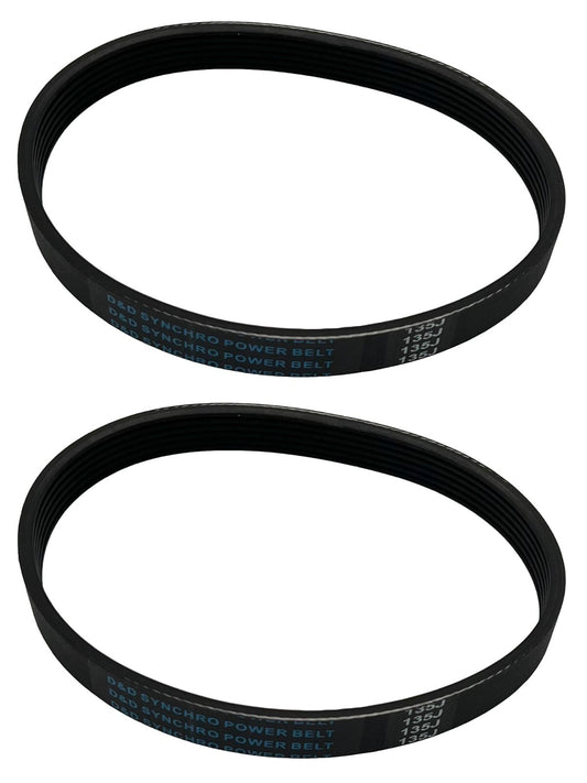 Solid Spare (2) Belts for 827793 1860006 13" Thickness Planers Ridgid TP1300 AP1300 AP1301