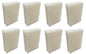 Solid Spare EFP Humidifier Filters for Part #ES12-2, RPS Bestair - 8 Pack