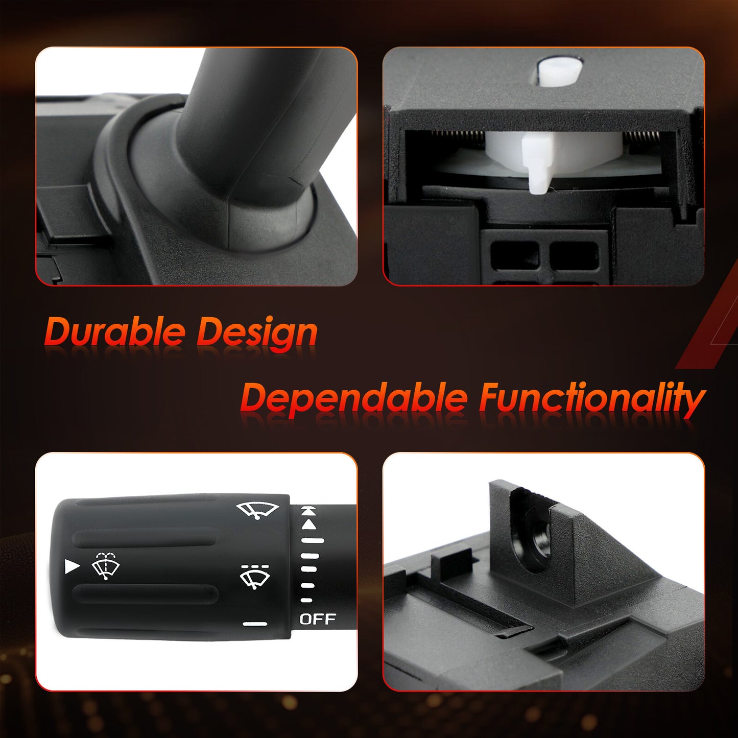 Turn Signal Windshield Wiper Switch For 05-12 Ford Fusion Taurus Lincoln Mercury