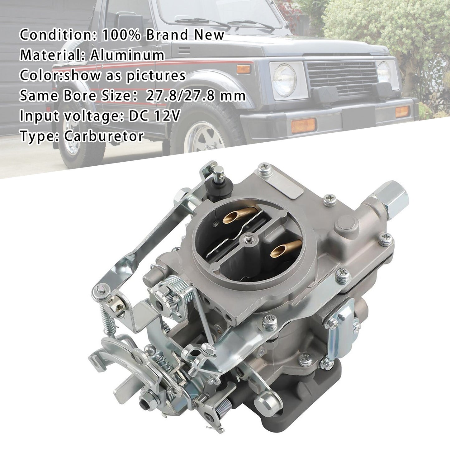 Carb Carby Carburetor For Suzuki Jimny Samurai 1986-1988 1.3L SJ413 JA51 Sierra