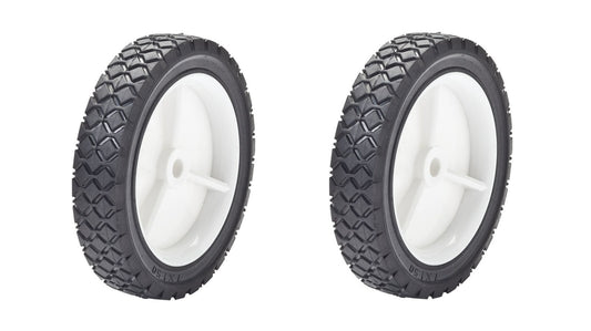 Solid Spare (2) Oregon 72-107 Universal Wheel, 7 Inch x 1.50 Inch Diamond Tread