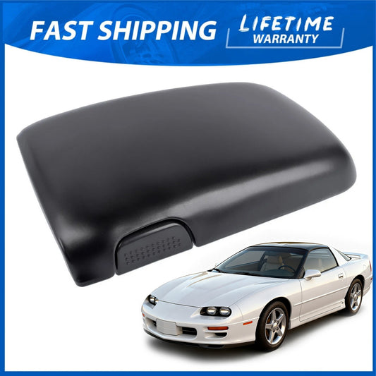 Solid Spare Console Door Lid Armrest #10421355 Ebony Black For Camaro / Firebird 1997-2002