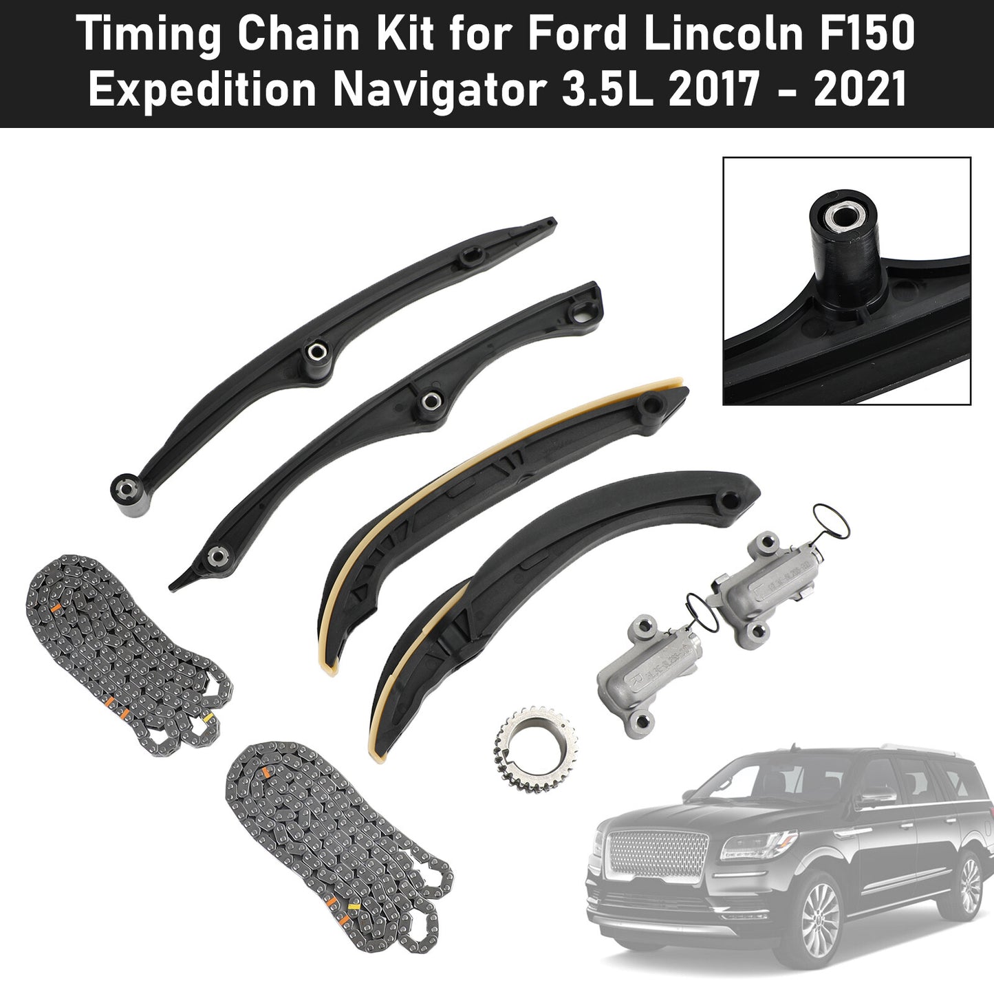 Timing Chain Kit for Ford Lincoln F150 F-150 Expedition Navigator 3.5L 2017-2021