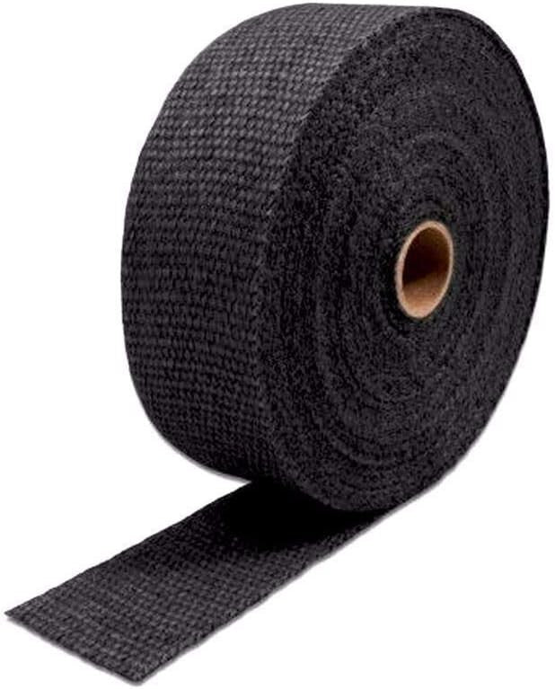2" x 50FT Black Fiberglass Manifold Header Pipe Motorcycle Exhaust Heat Wrap