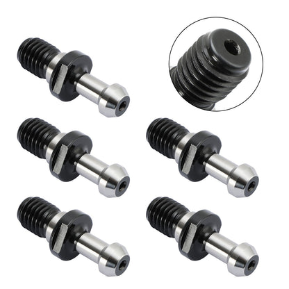 5Pcs CAT40 45° Pull Stud Retention Knob Fits For Any Haas CAT40 CNC Silver