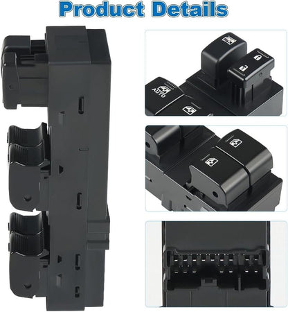 Master Power Window Switch Driver Side.For 2014~2016 Subaru Forester 83071-SG040