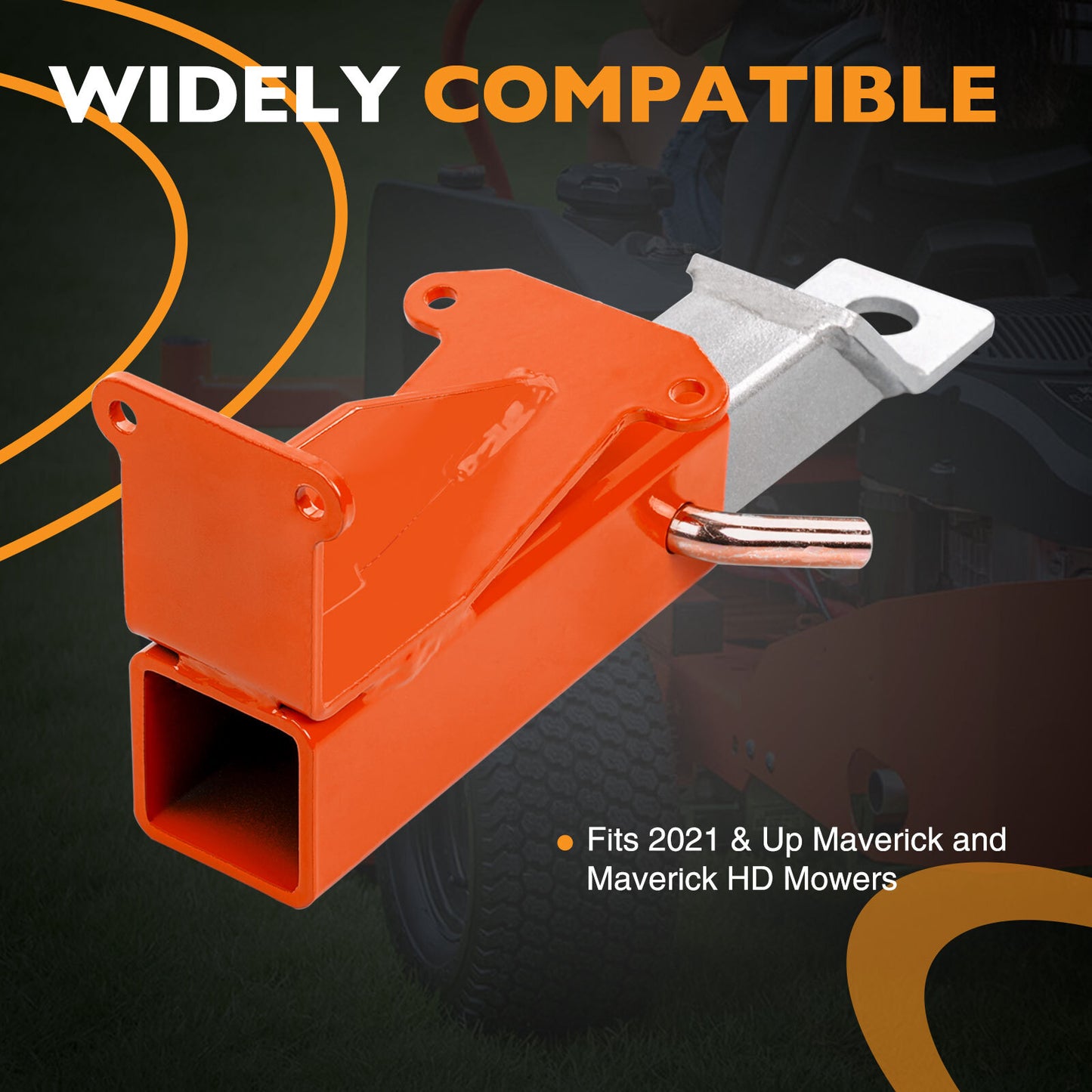 2" Trailer Hitch Receivers Kit Fit for Bad Boy, Maverick 093-1136-23 093-1136-98