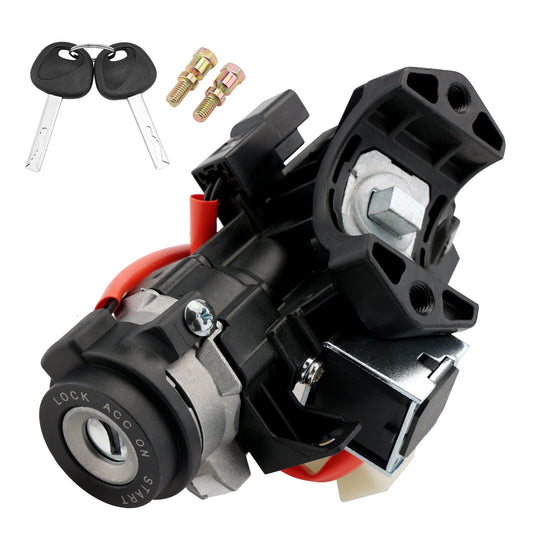 Solid Spare Ignition Lock Cylinder Switch & Cylinder Housing with Keys For 2021-2023 Kia Rio