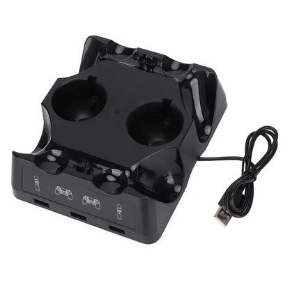 4in1 Controller Charger Dock Quick Charging Station Stand For PS4 / MOVE /PS4 VR