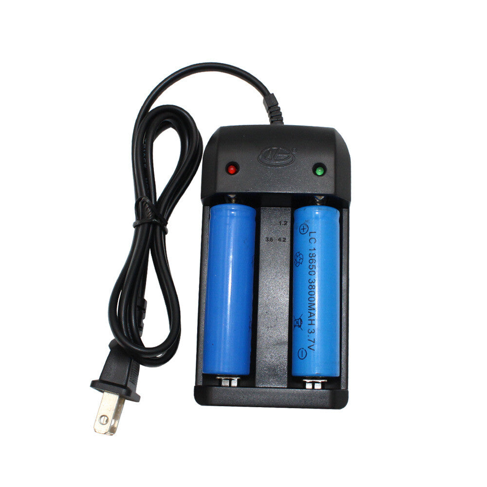 Lithium Li-Ion 14500 26650 Battery Double Charger 2 Adjustable Positions