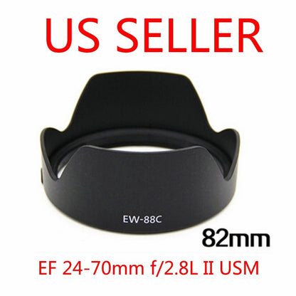 Camera Lens Hood EW-88C for Canon EF 24-70mm f/2.8L II USM (Size 82mm)