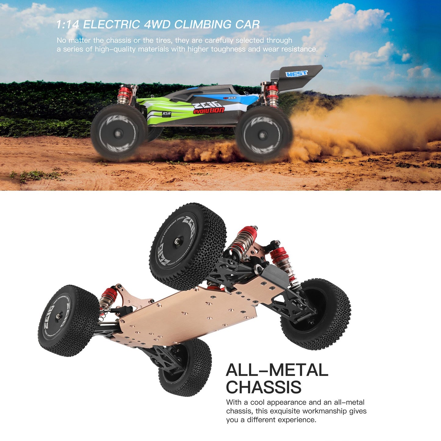 ??WLtoys 144001 RTR 2.4GHz 60km/h High Speed Drift Racing Car Remote Control Car