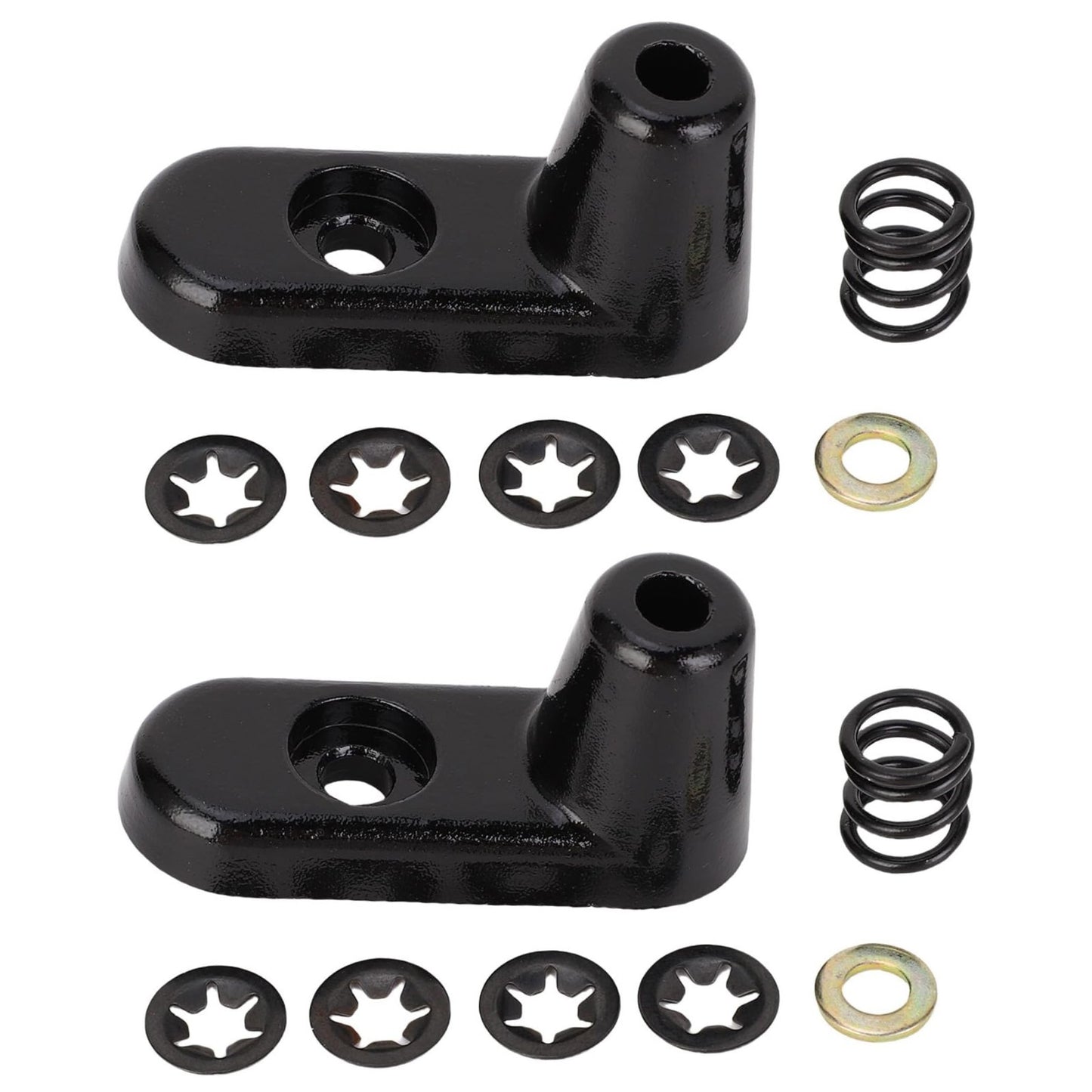 2) Bracket Sun Visor Repair Kit For Jeep Wrangler 2003-2006 Aluminum 924-532