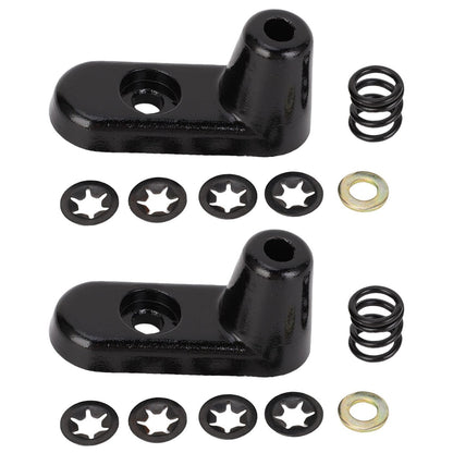 2) Bracket Sun Visor Repair Kit For Jeep Wrangler 2003-2006 Aluminum 924-532