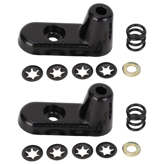2) Bracket Sun Visor Repair Kit For Jeep Wrangler 2003-2006 Aluminum 924-532