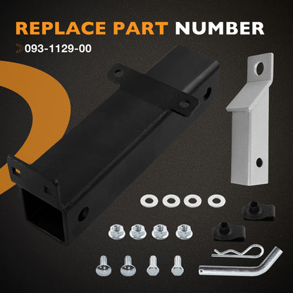 2" Rear Trailer Hitch Receiver Kit For 2019+ Bad Boy Rebel Rogue Renegade Mowers