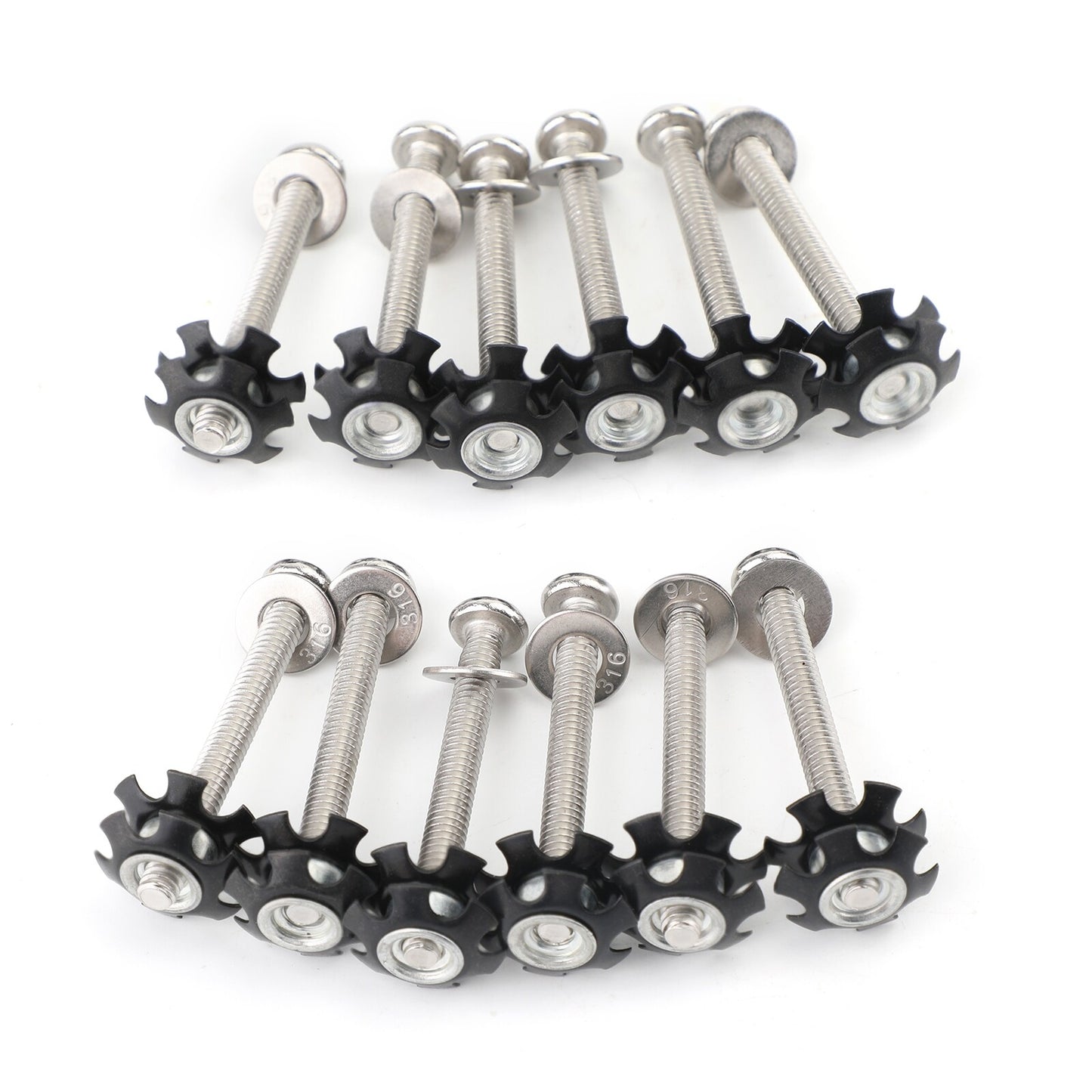 12 RV LADDER REPAIR KIT nuts Stainless Bunk Motorhome Parts Camper Trailer Coach