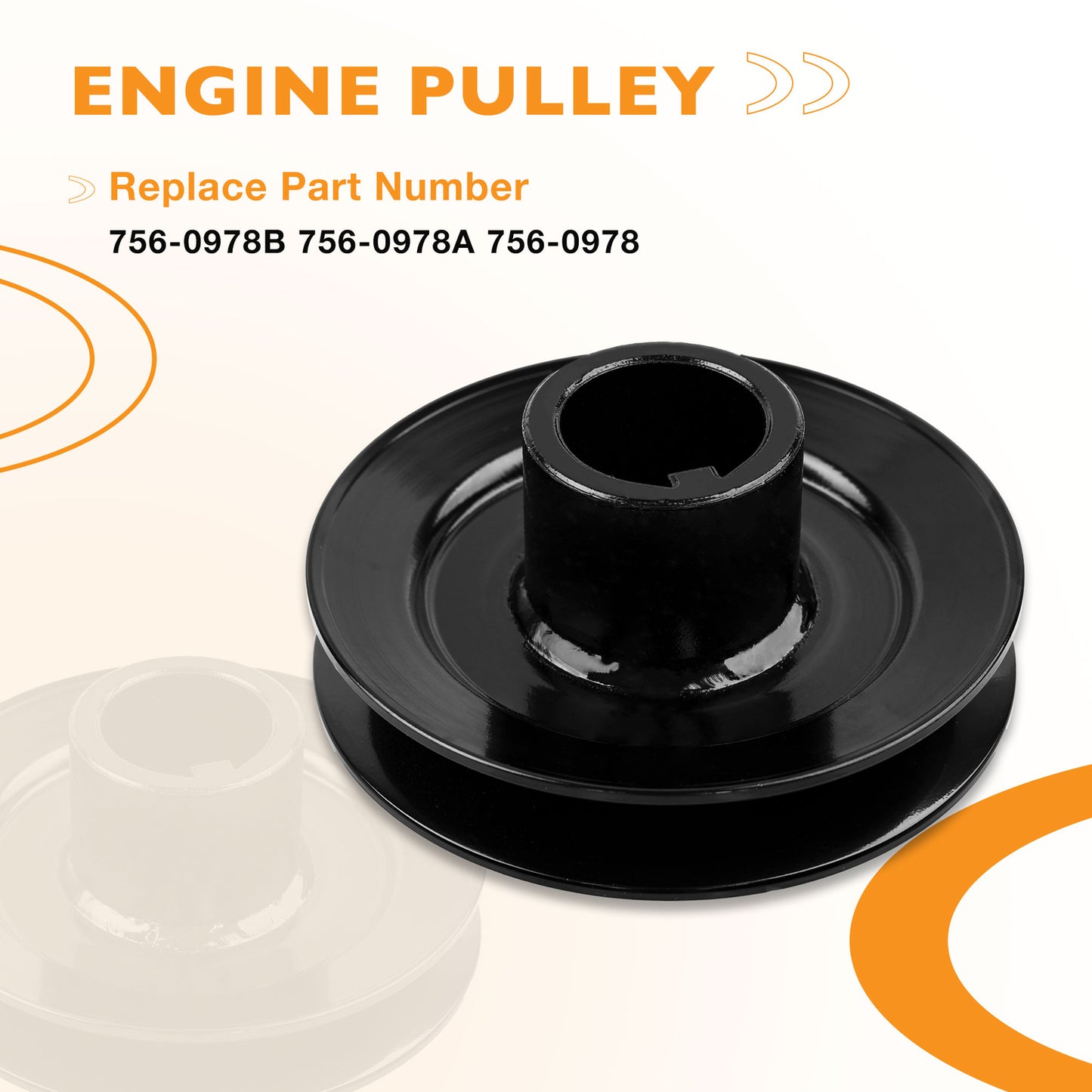 756-0978B Engine Pulley Fit Cub Cadet MTD RZT GTX LGT LT-1046 756-0978 756-0978A