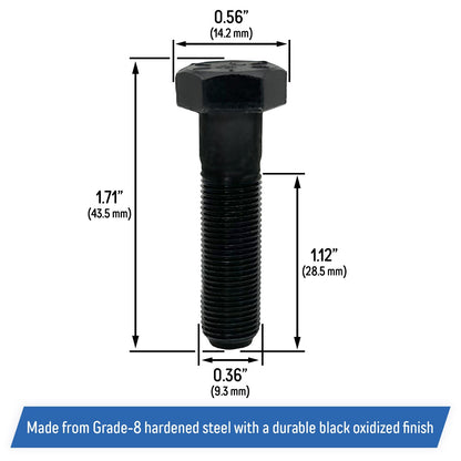 Mower Blade Adapter Hex Bolt for MTD Craftsman Troy-Built Cub Cadet 710-1044