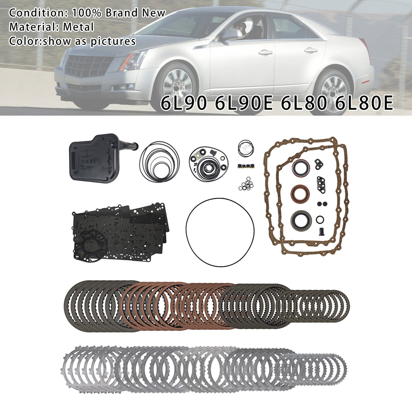 6L90 6L90E 6L80 6L80E Transmission Master Rebuild Kit For Chevy Cadillac GMC