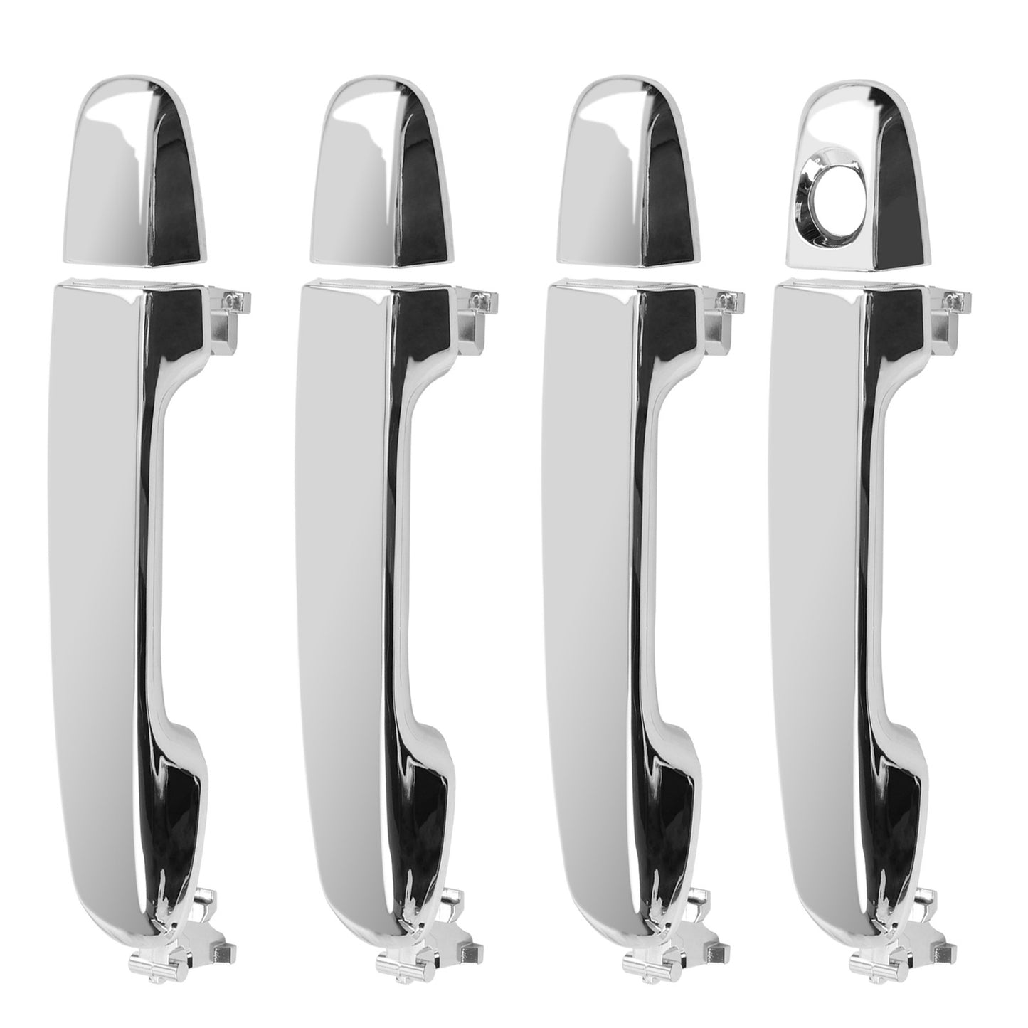 4X Exterior Door Handles Front Rear Side LH RH Fit 2012-2017 Toyota Camry Chrome