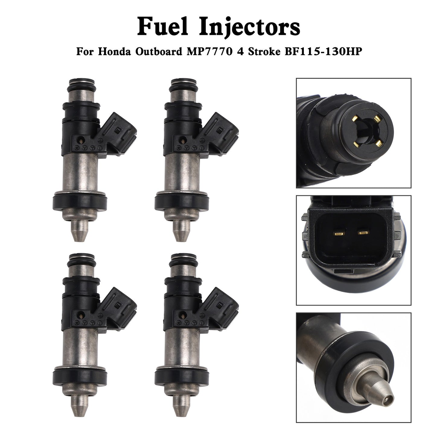 4PCS 16406-ZW5-000 Fuel Injectors For Honda Outboard MP7770 4 Stroke BF115-130HP