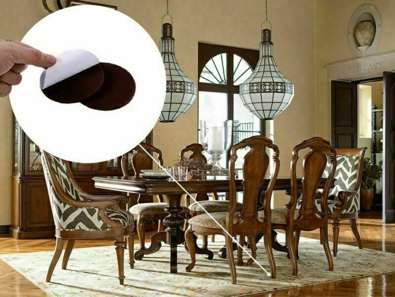 145Pcs Furniture Pads Chair Leg Floor Protectors Felt Pads Hardwood Floors
