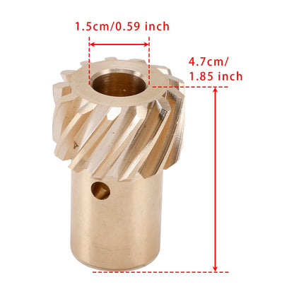 2Pack "410 0.500"" Shaft Diameter Distributor Gear For Chevy W/MSD Distributor