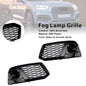 Black Front Honeycomb Fog Lamp Grille Grill Cover Fit Audi Q5 SQ5 2018 2019