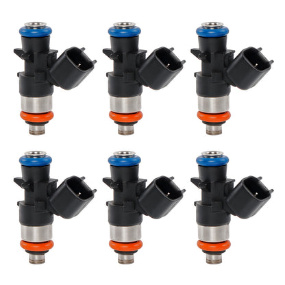 6x FJ1267 Fuel Injector Set For 2014-2017 Jeep Cherokee 3.2L V6 Gas 4627794AA