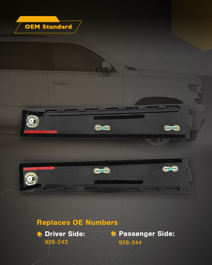 Rear B-Pillar Door Trim Molding LH ＆ RH For 2015-18 Chevy GMC Cadillac Escalade